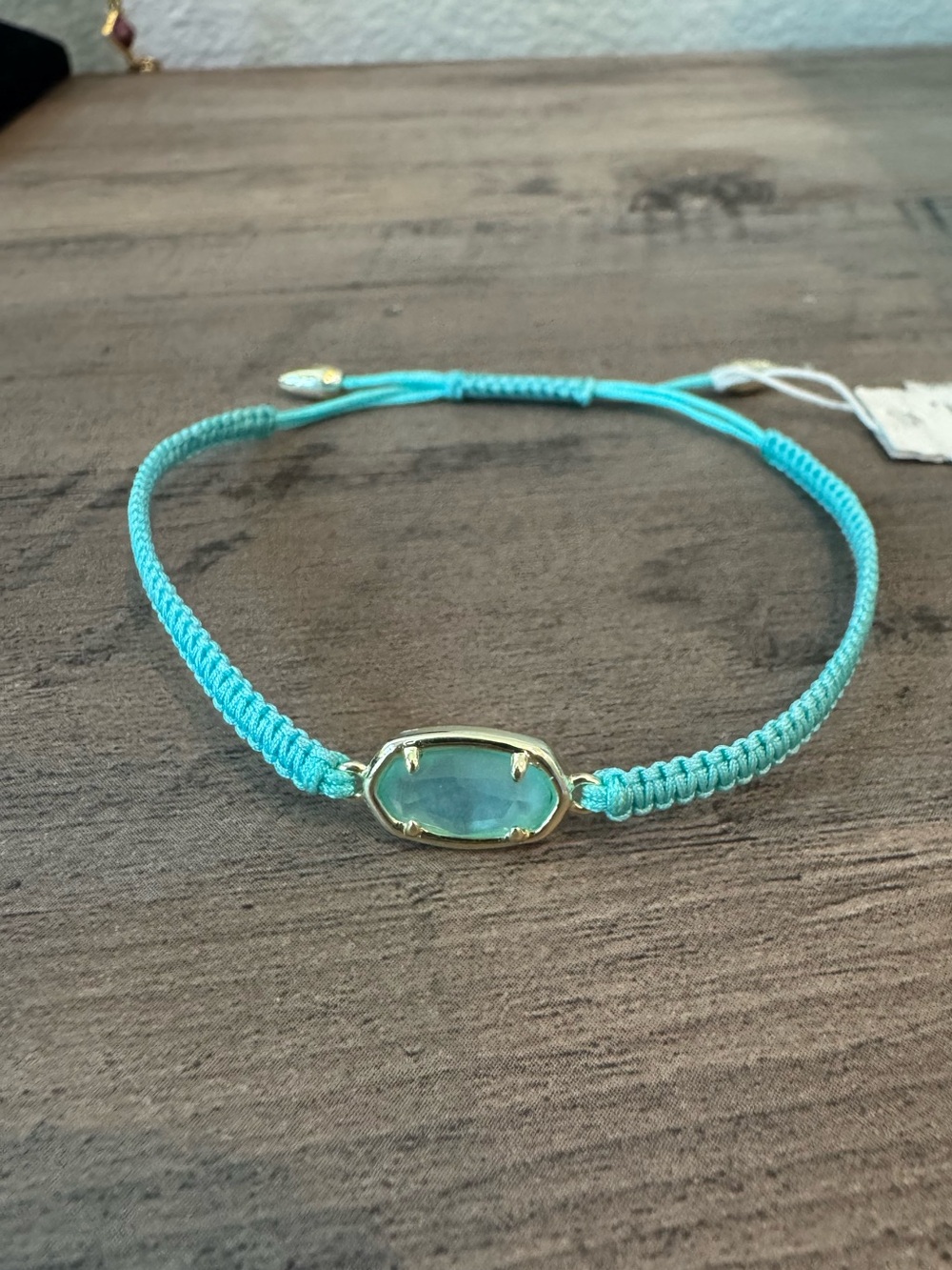 Kendra Scott Turquoise Grayson Bracelet with Gold-Tone Bezel